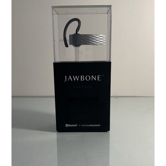 BRAND NEW Jawbone Earwear Noise Assassin Bluetooth Headset BLACK Sealed! - Picture 1 of 3